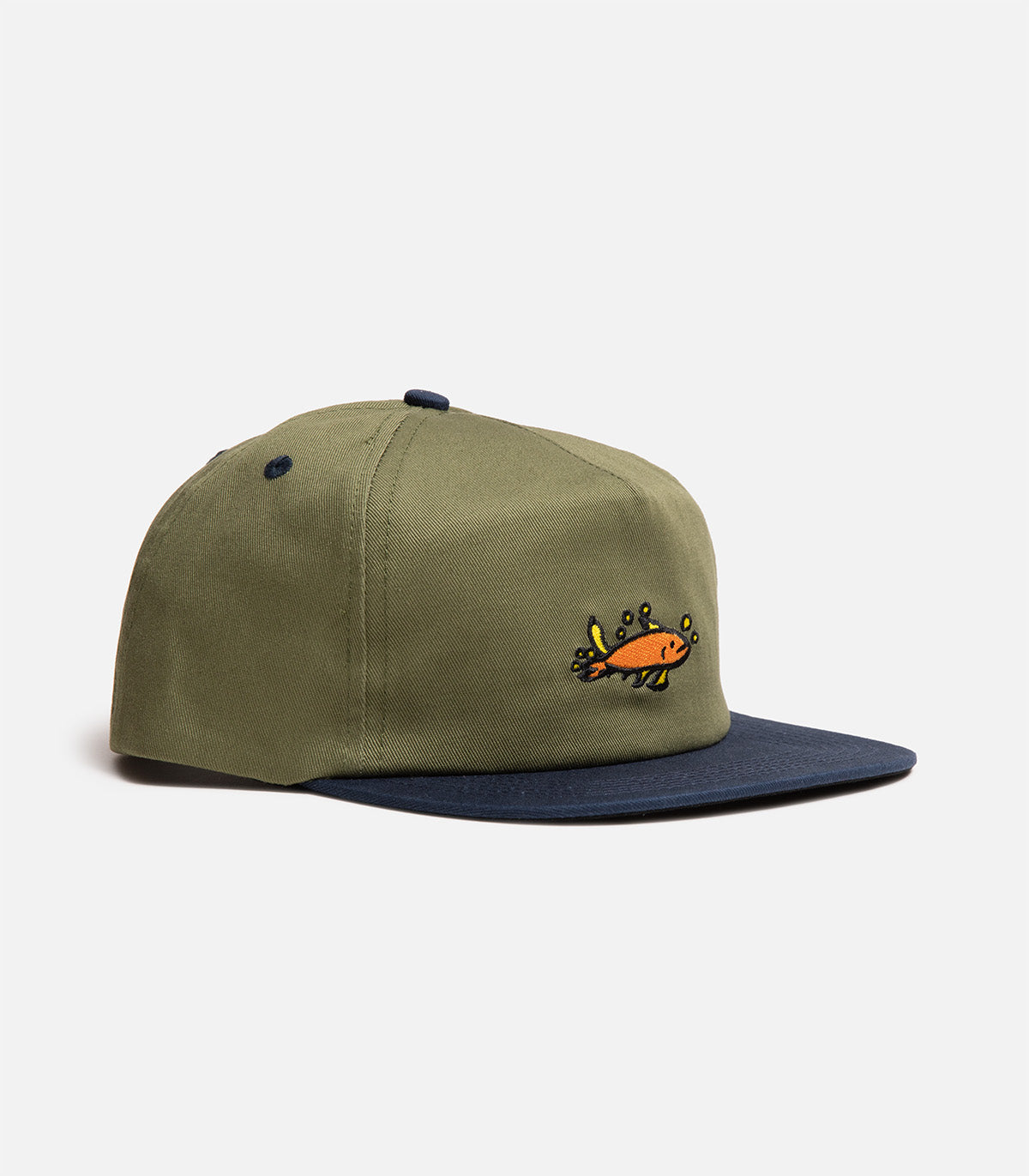 Krooked Mermaid Fish Snapback Hat