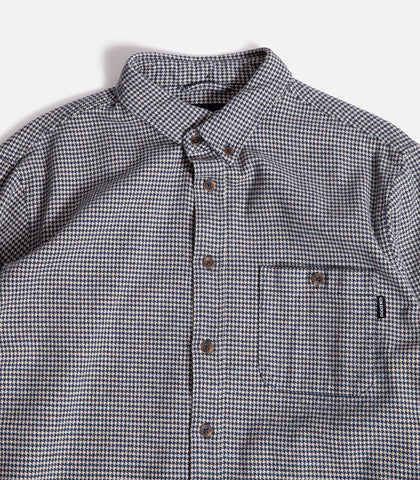 GX1000 Houndstooth Long Sleeve Button Down Shirt