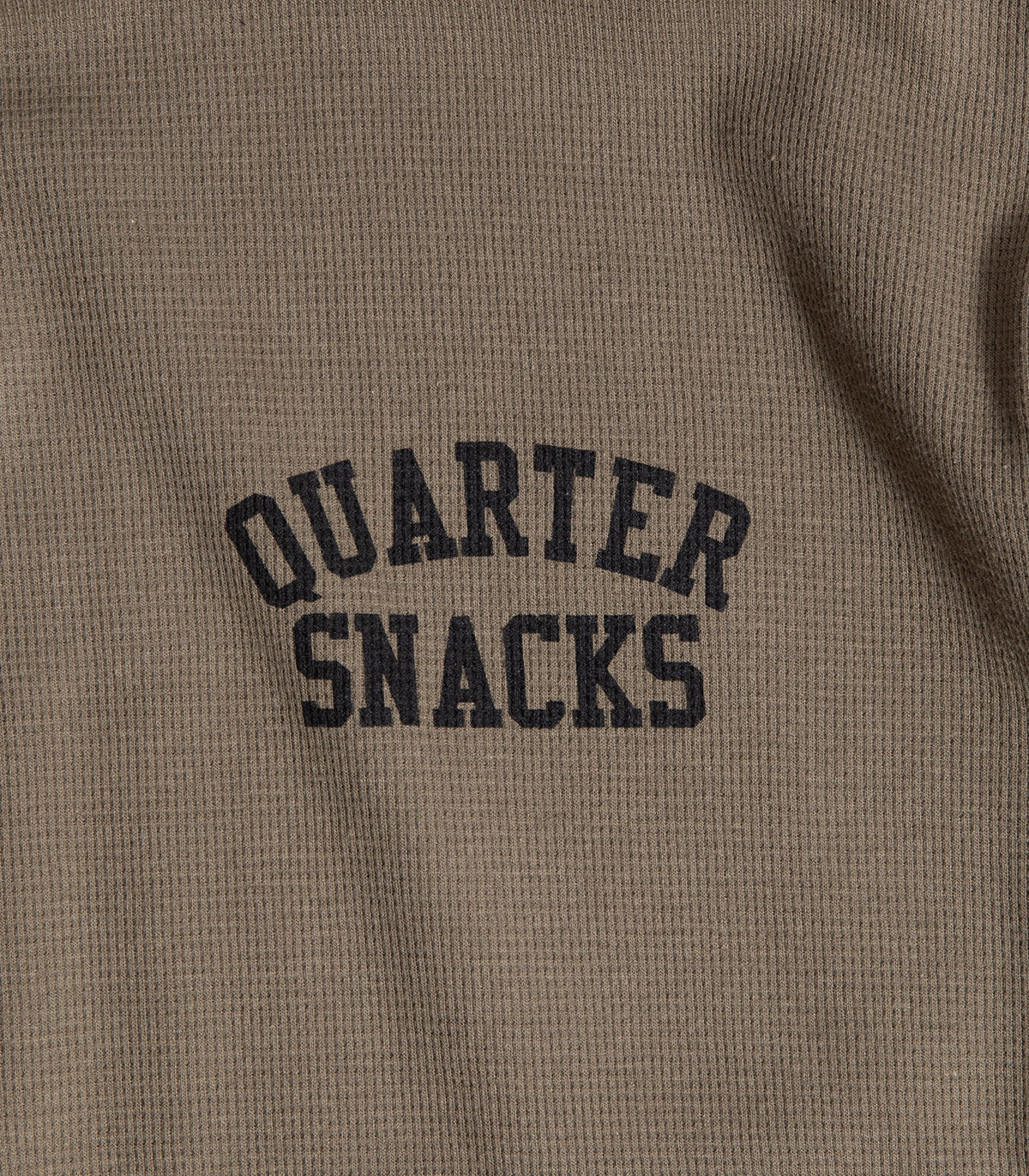 Quartersnacks Printed Thermal Long Sleeve T-Shirt