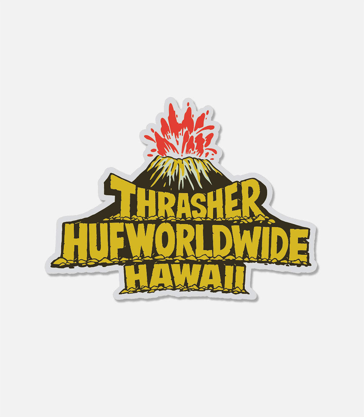 Huf X Thrasher Meltdown Sticker