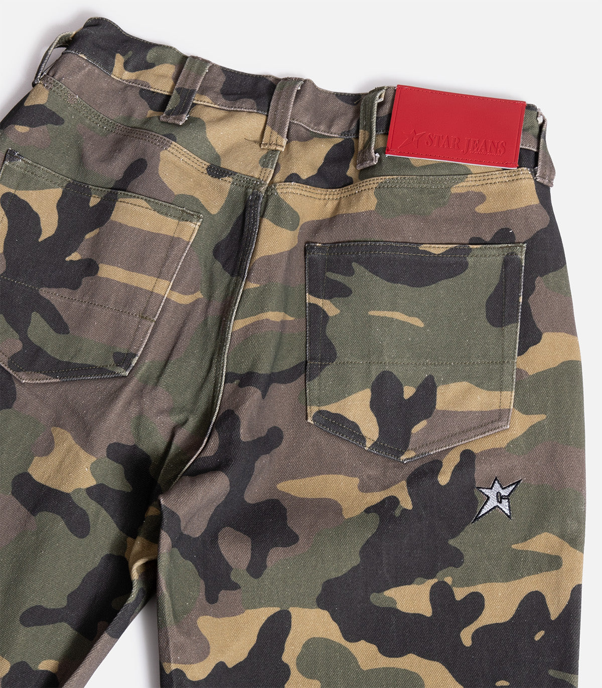 Carpet C-Star Camo Denim Pants