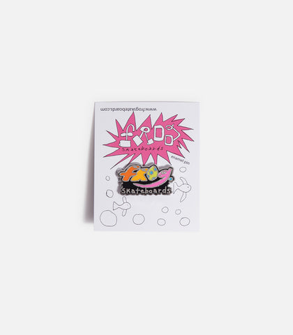 Frog Dino Logo Pin