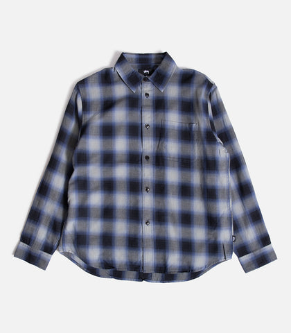 Stussy Beach Ombre Plaid Shirt
