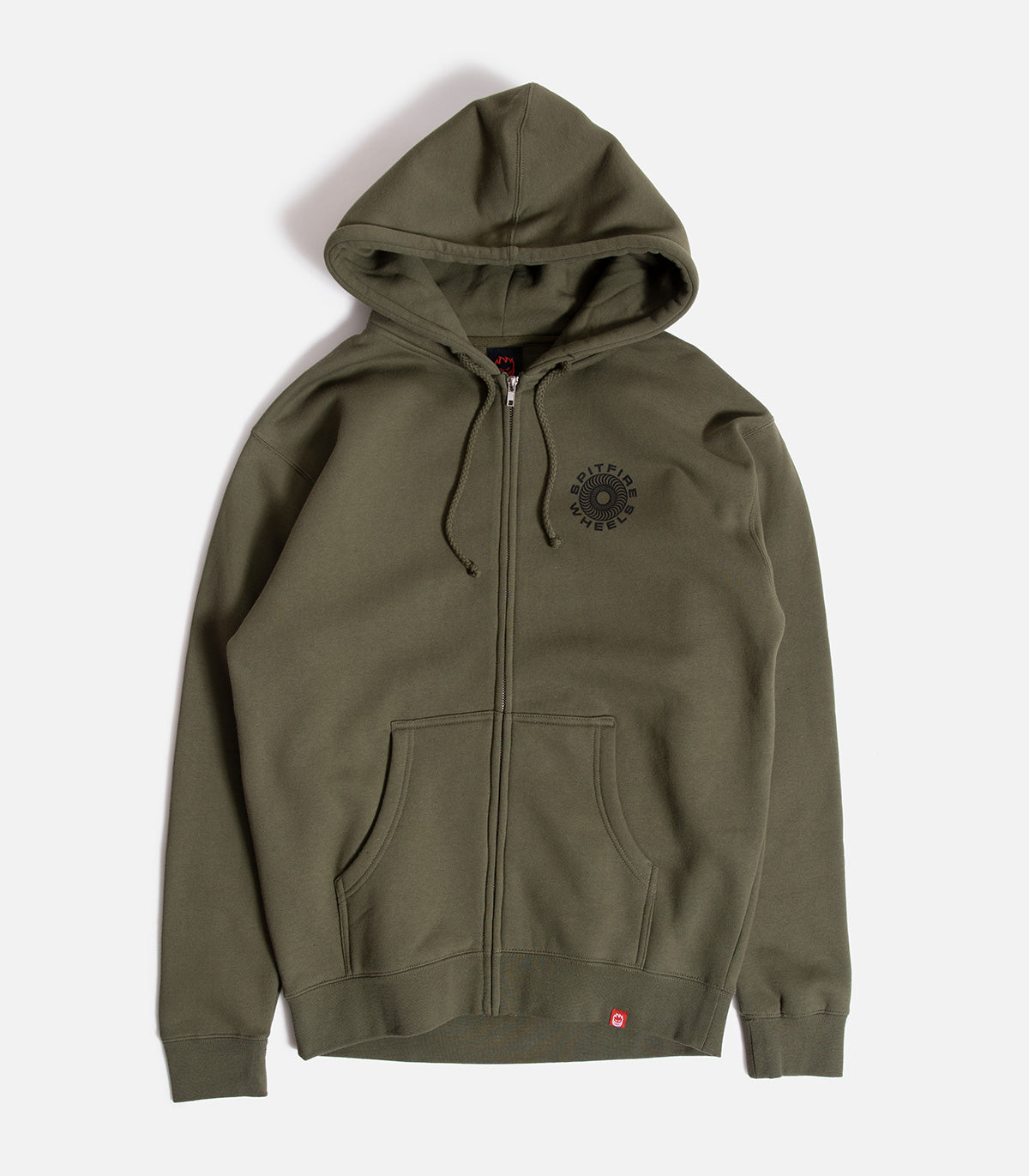 Spitfire Classic '87 Swirl Zip Up Hooded Sweatshirt