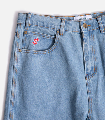 Cash Only Logo Denim Shorts