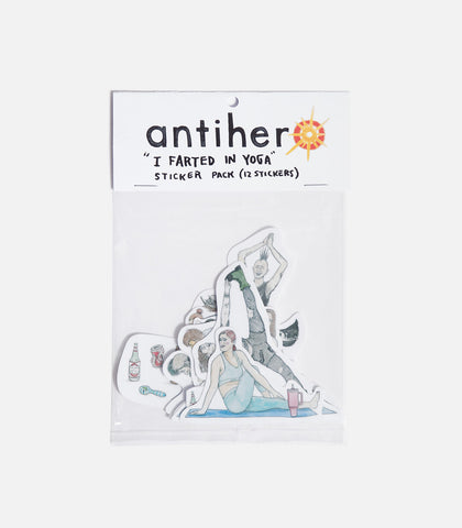 Antihero I Farted In Yoga Class Sticker Pack