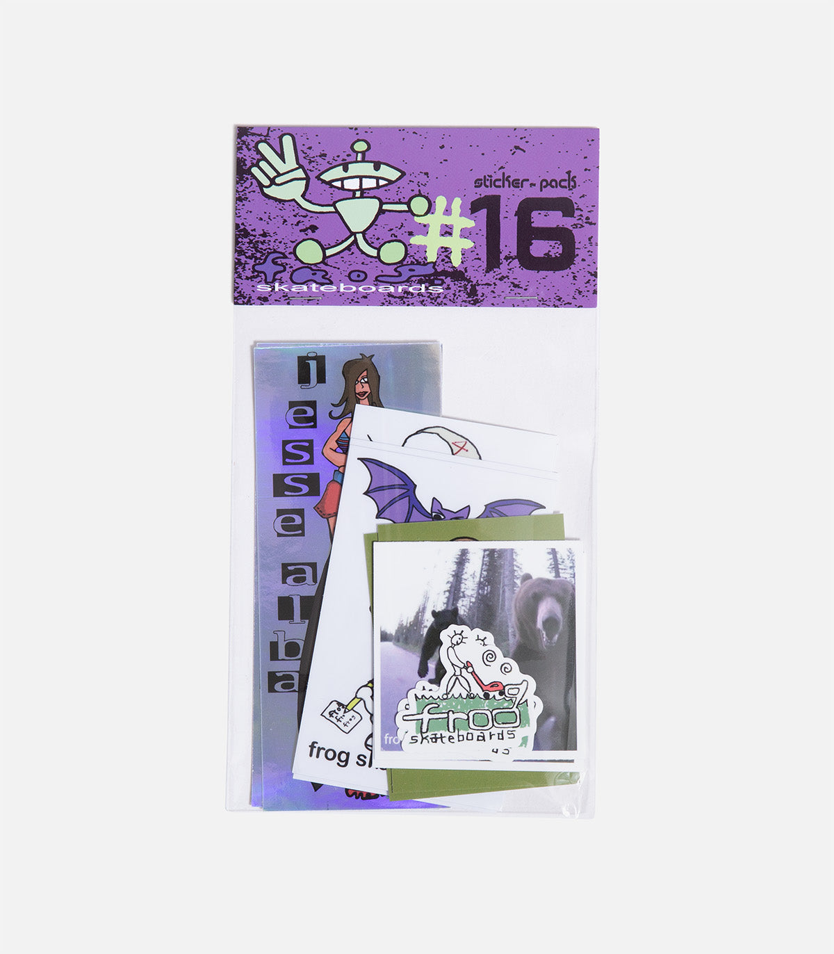 Frog Sticker Pack #16 – Atlas