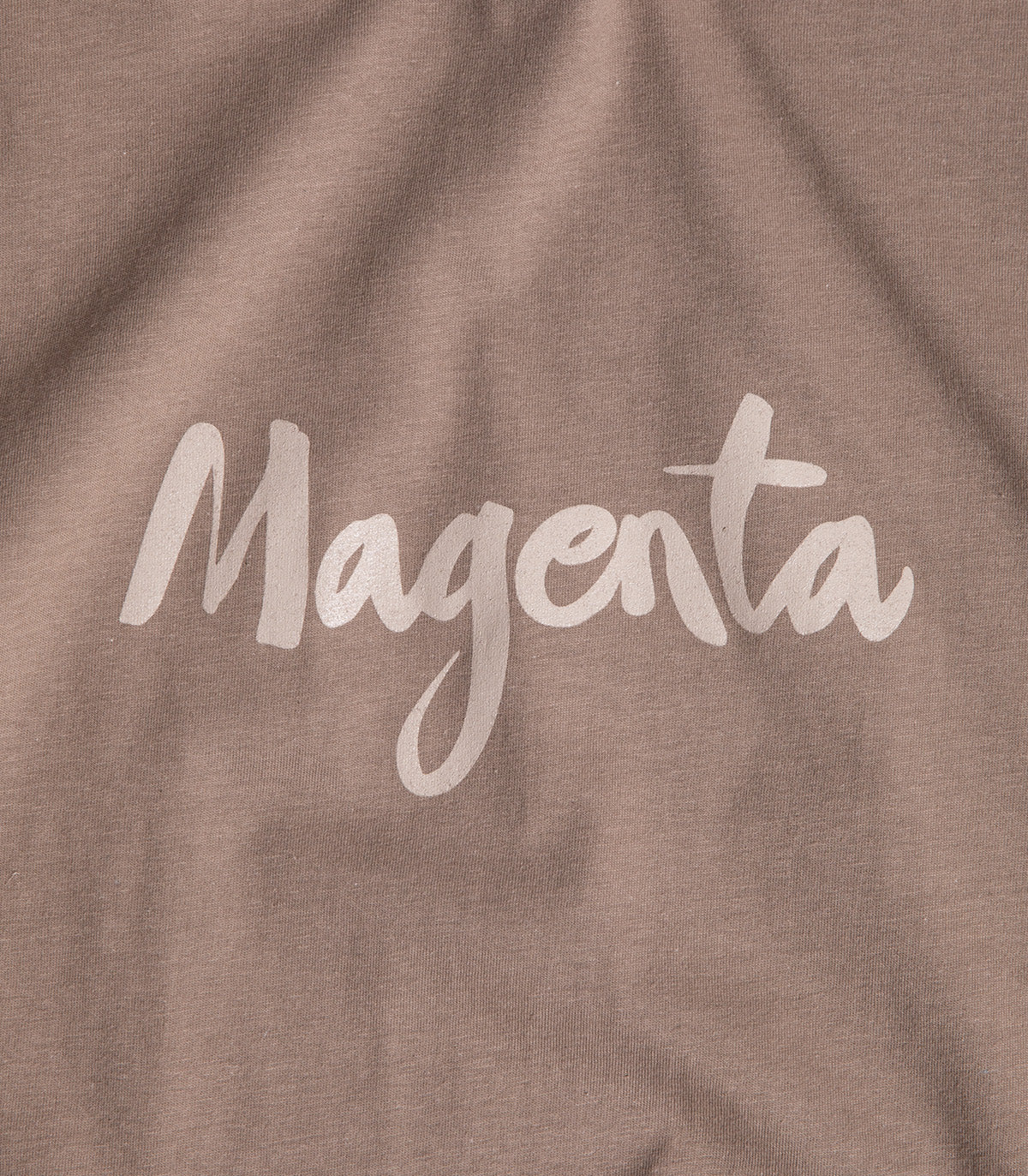 Magenta Script T-Shirt