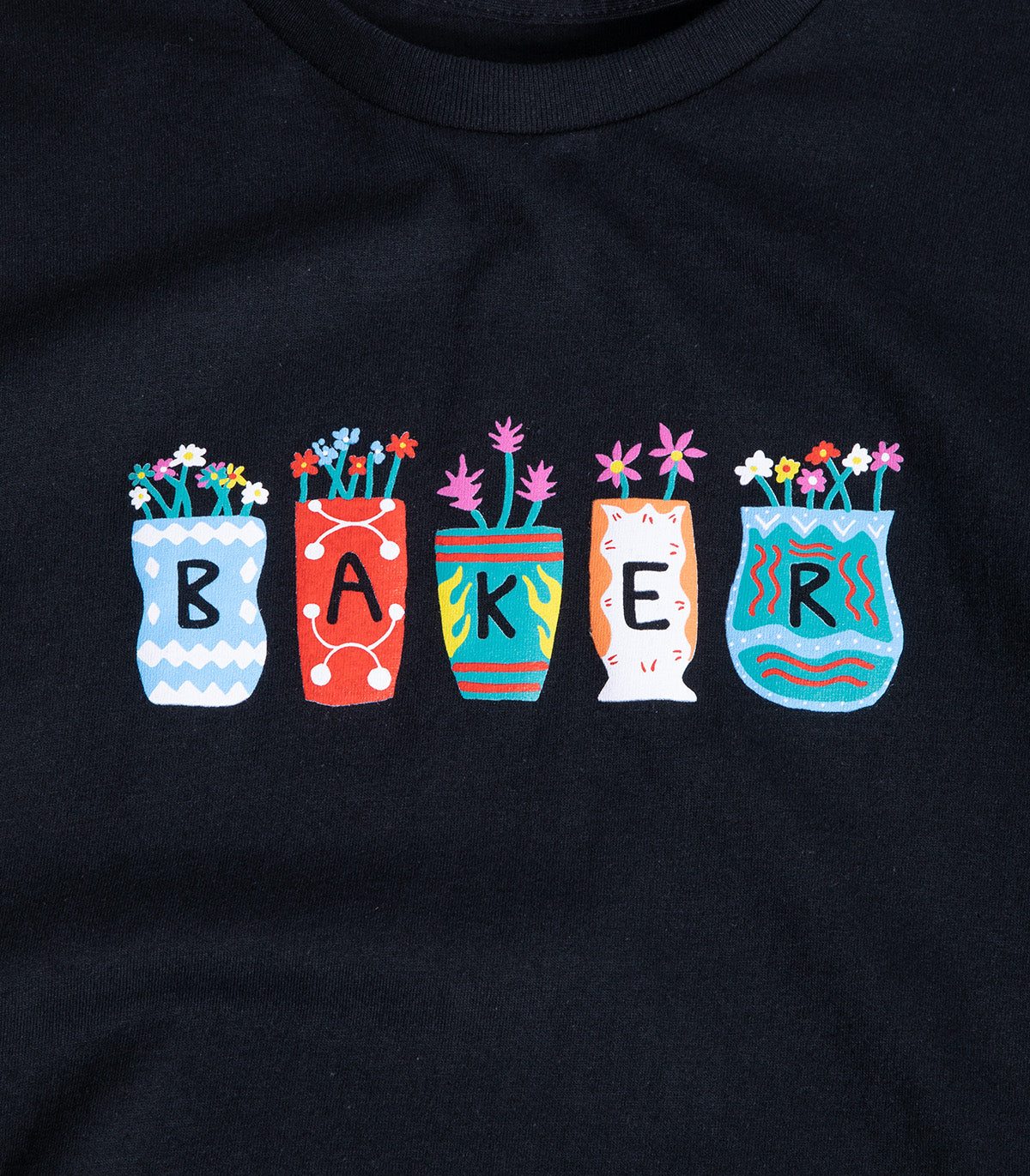 Baker Pots & Flowers T-Shirt