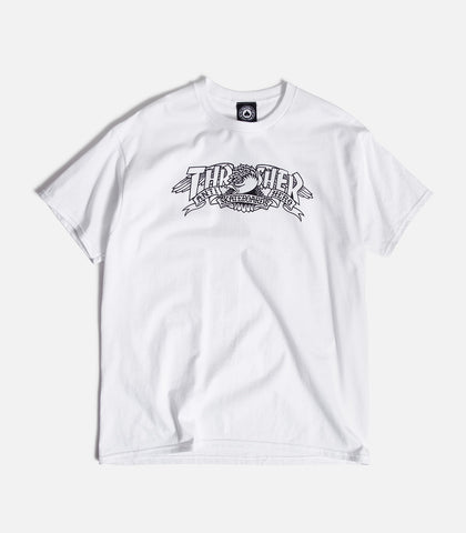 Thrasher X Antihero Mag Banner T-Shirt