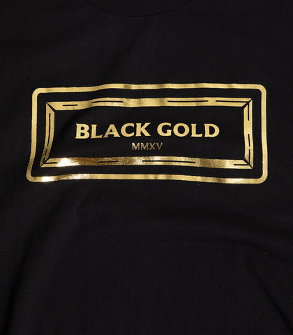 Black Gold Gold Bar Ring T-Shirt