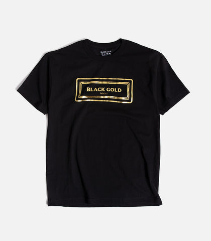 Black Gold Gold Bar Ring T-Shirt