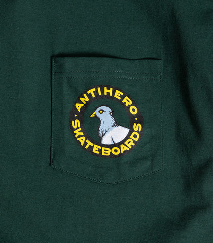 Antihero Pigeon Round Pocket T-Shirt