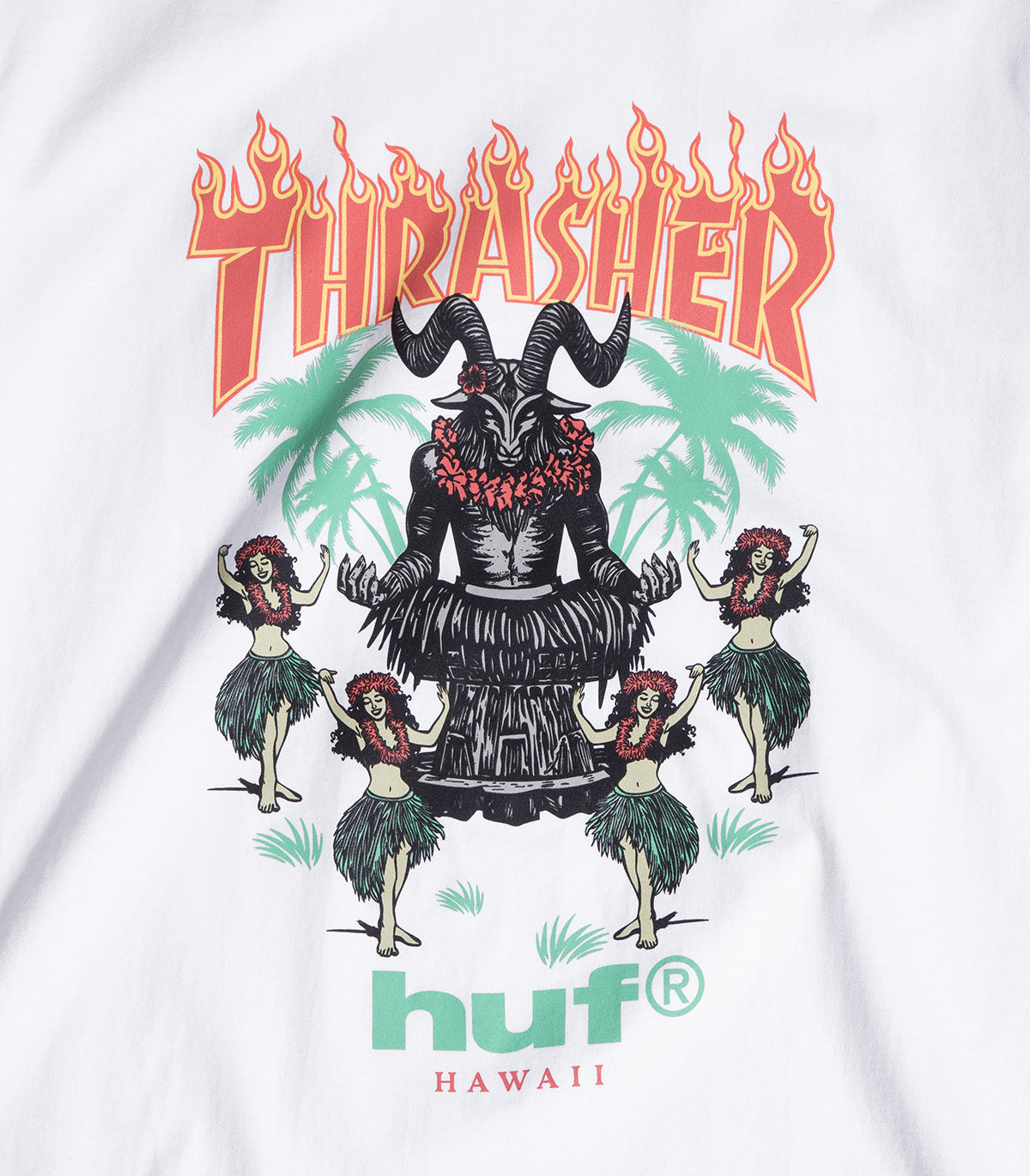 Huf X Thrasher Goat Luau T-Shirt