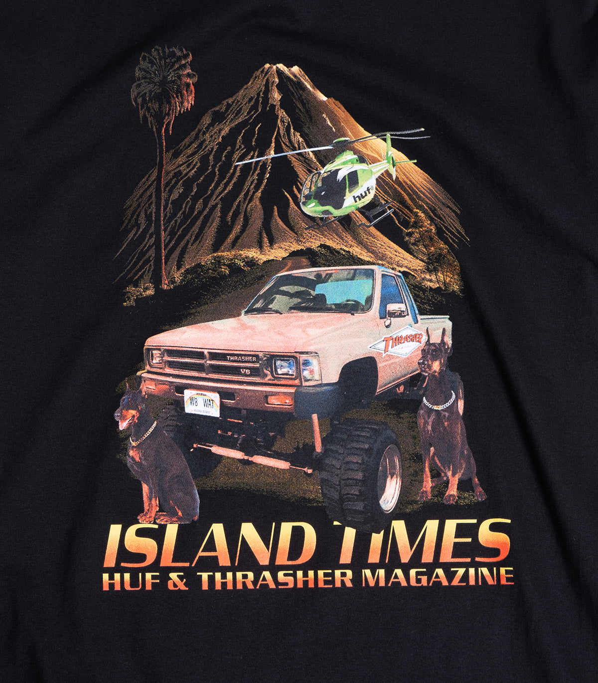 Huf X Thrasher Island Times T-Shirt