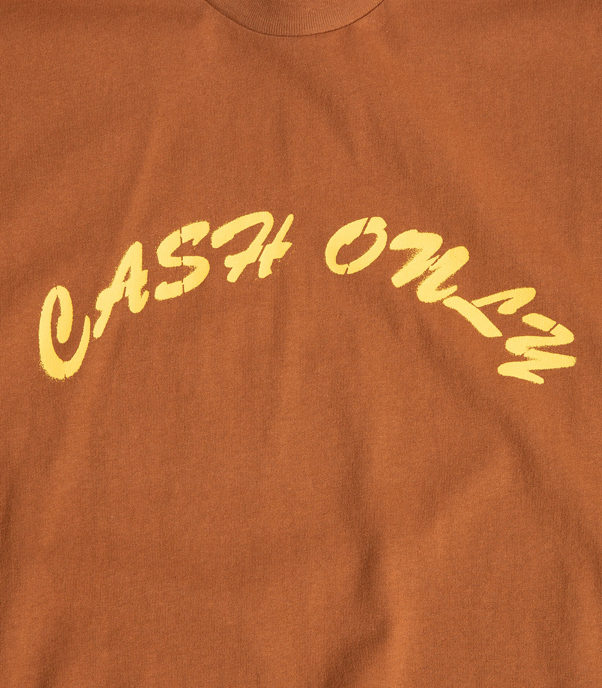 Cash Only Stencil Logo T-Shirt