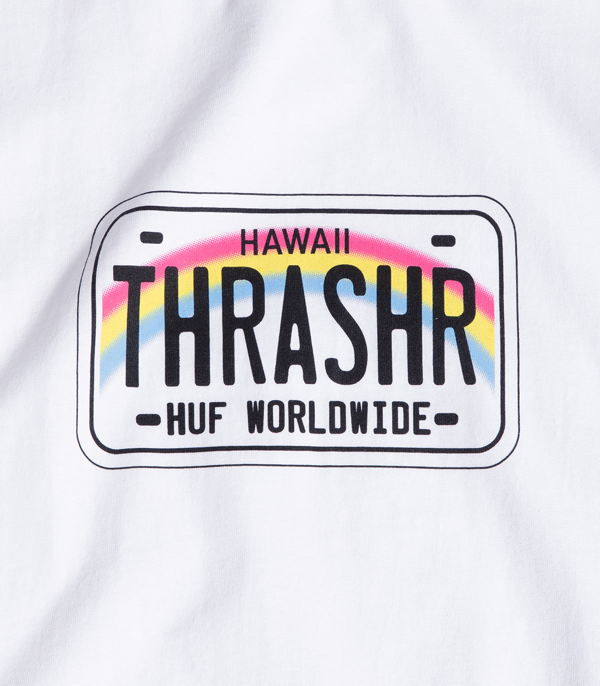 Huf X Thrasher License Plate T-Shirt