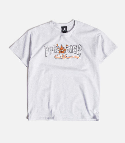 Thrasher X Toy Machine Pyramid T-Shirt