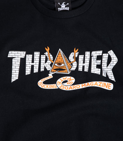 Thrasher X Toy Machine Pyramid T-Shirt