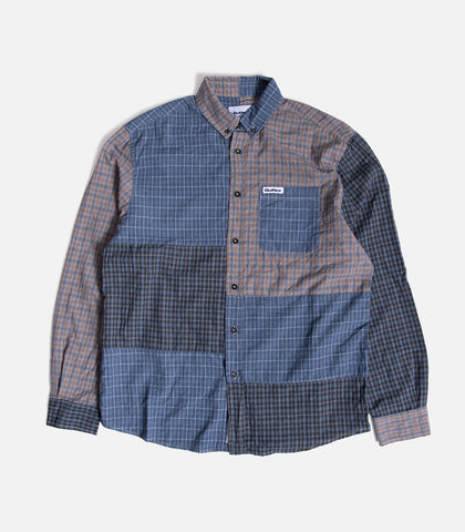 Butter Goods Patchwork Plaid Long Sleeve Shirt