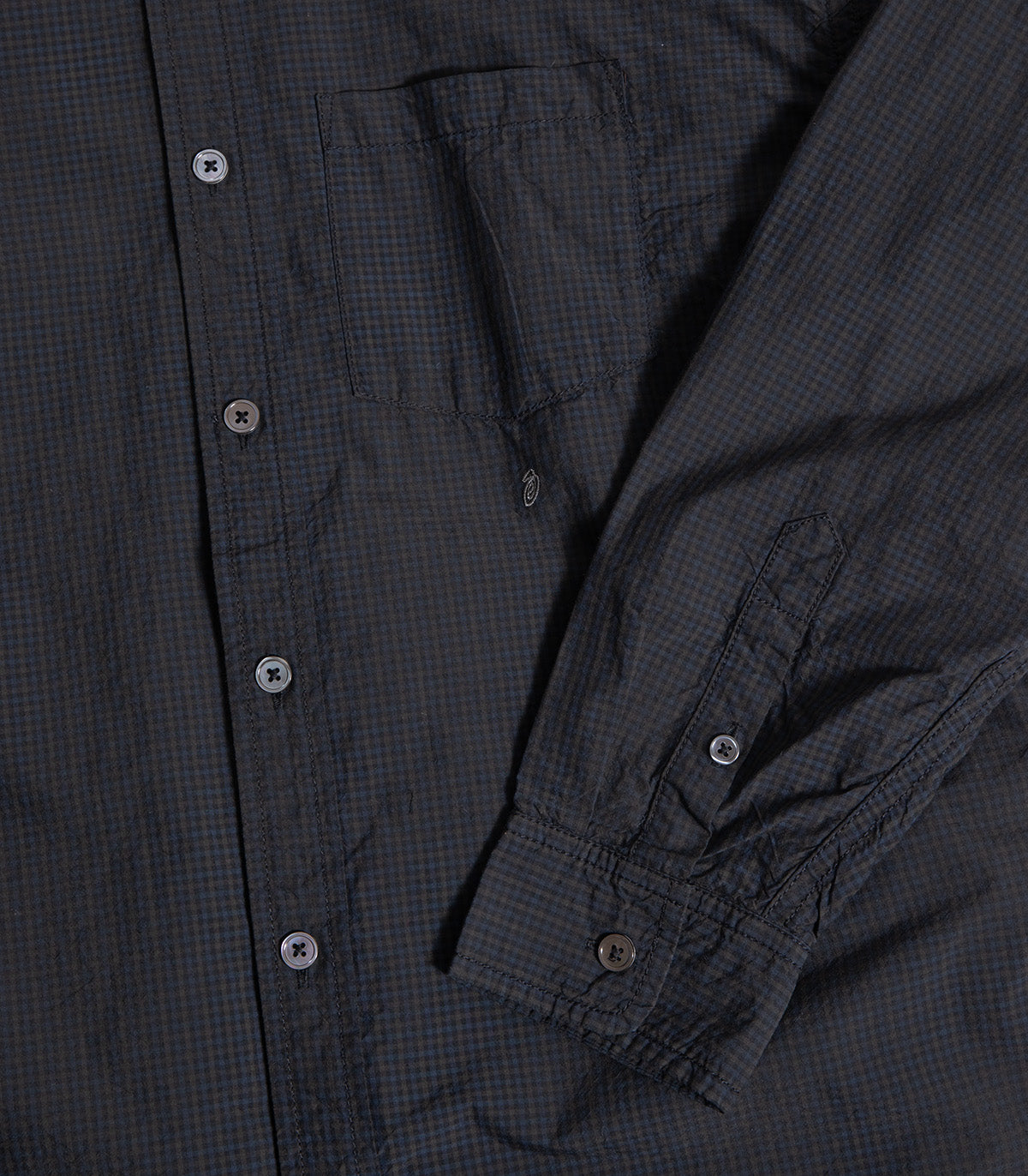 Stussy Classic Long Sleeve Shirt Sprayed