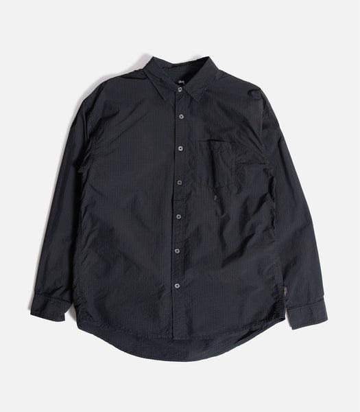STUSSY CLASSIC LS SHIRT SPRAYED STUSSY CLASSIC SHIRT SPRAYED L 38