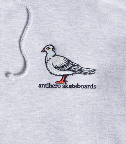 Antihero Lil Pigeon Embroidered Zip Up Hooded Sweatshirt