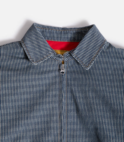 Carpet Pinstripe Denim Work Jacket