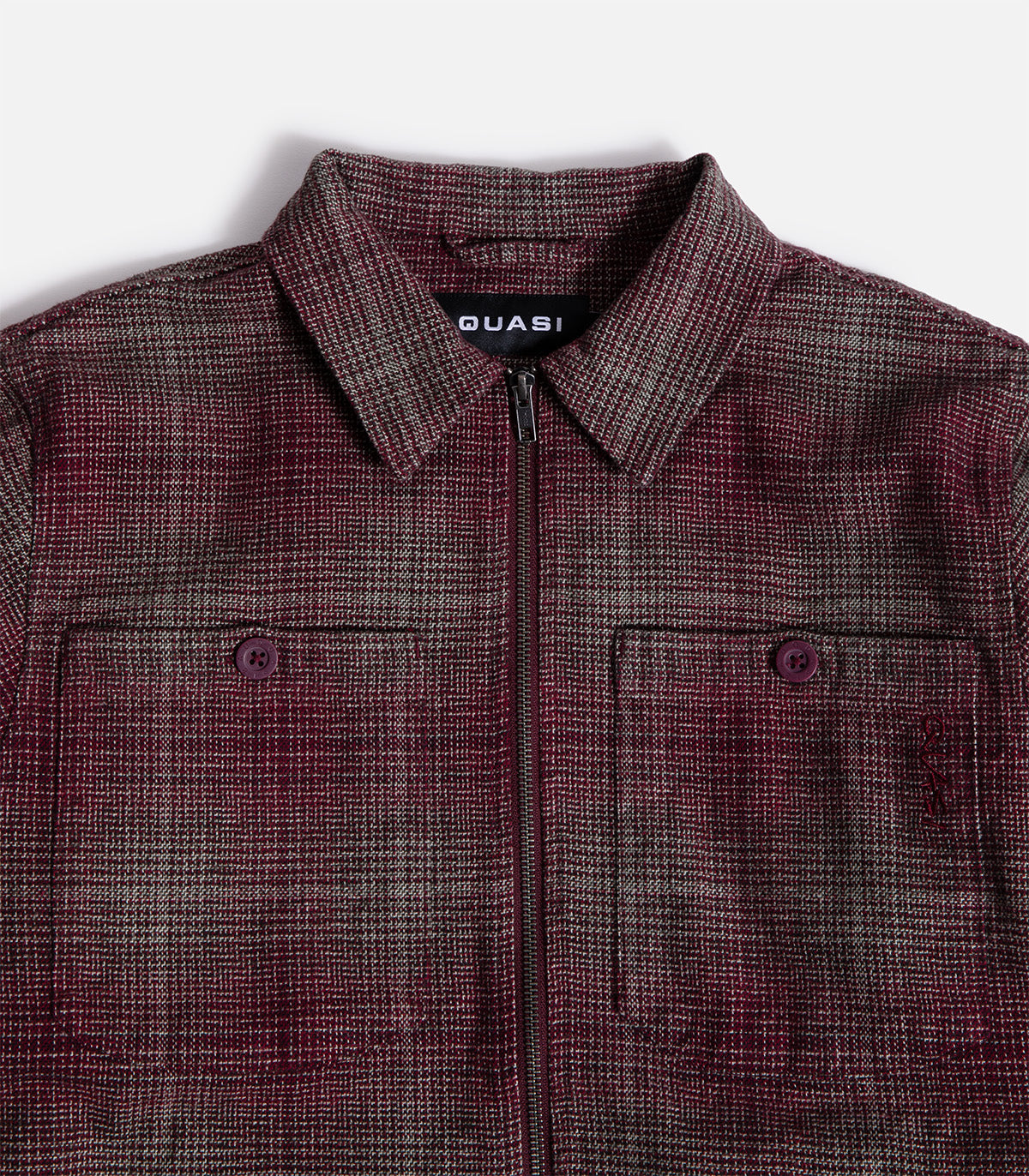Quasi Grain Shirt Jacket