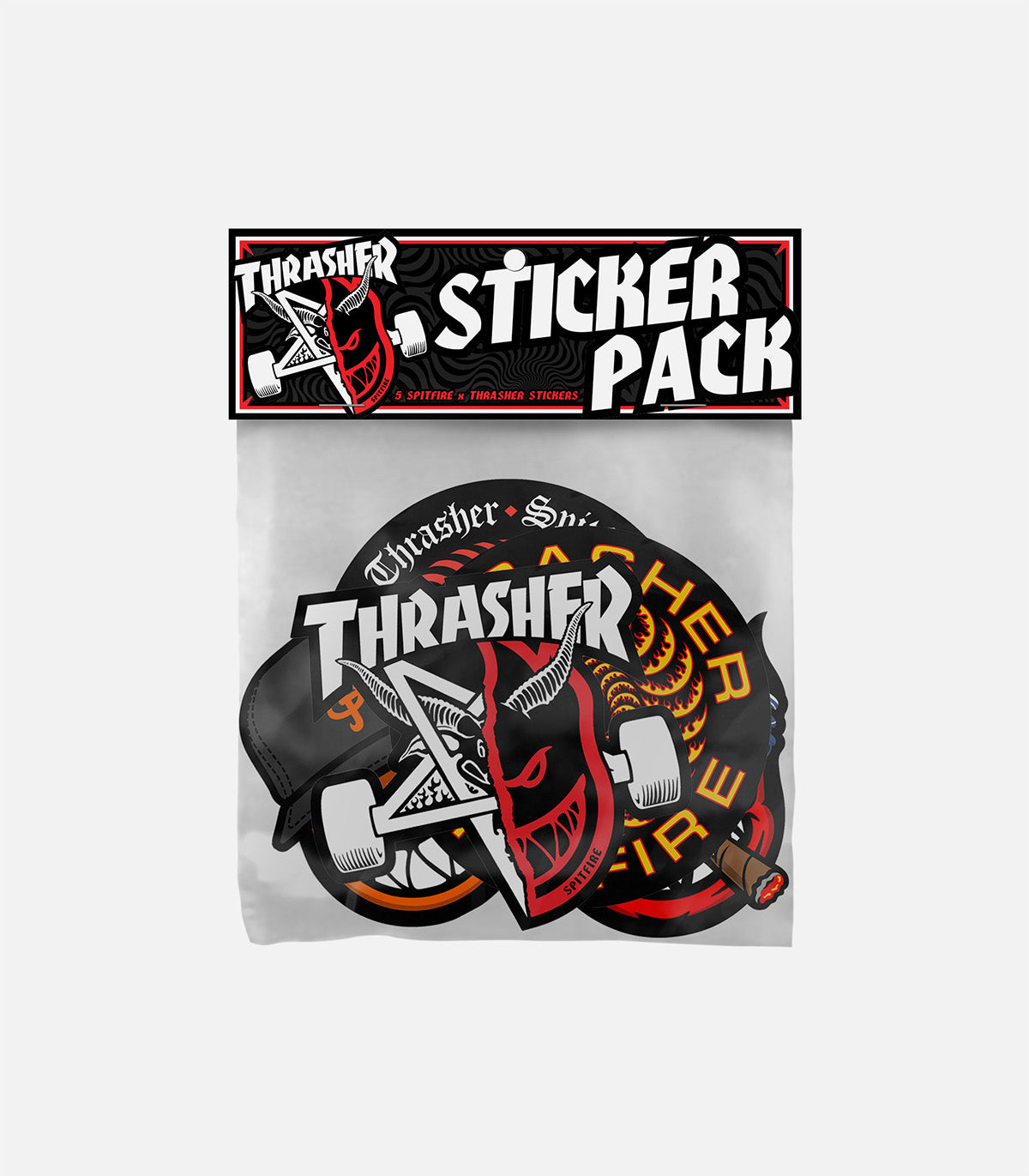 Spitfire X Thrasher Sticker Pack